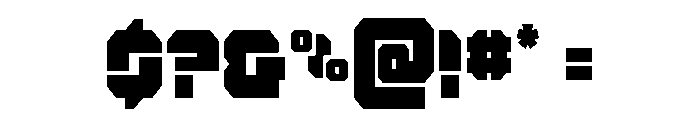 Krieger Condensed Font OTHER CHARS