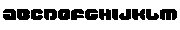 Krieger Expanded Font UPPERCASE