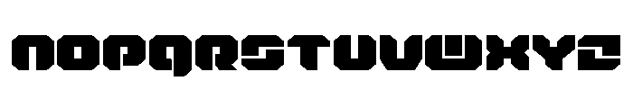 Krieger Expanded Font LOWERCASE