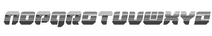 Krieger Gradient Italic Font LOWERCASE