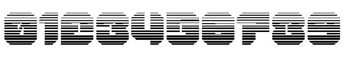 Krieger Gradient Font OTHER CHARS