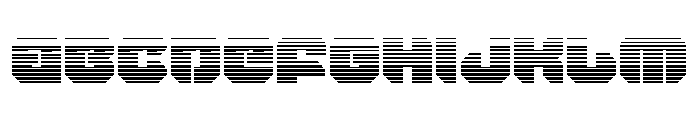 Krieger Gradient Font UPPERCASE