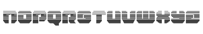 Krieger Gradient Font UPPERCASE