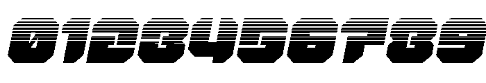 Krieger Halftone Italic Font OTHER CHARS