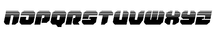 Krieger Halftone Italic Font UPPERCASE