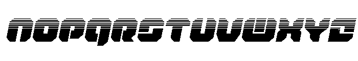 Krieger Halftone Italic Font LOWERCASE