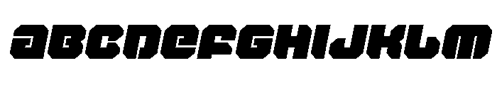 Krieger Italic Font UPPERCASE
