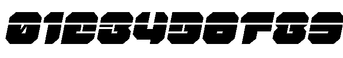 Krieger Laser Italic Font OTHER CHARS