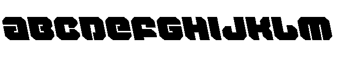 Krieger Leftalic Font UPPERCASE