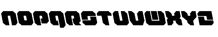 Krieger Leftalic Font LOWERCASE
