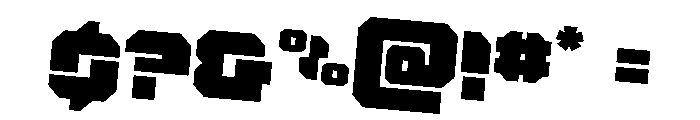 Krieger Rotated 2 Font OTHER CHARS