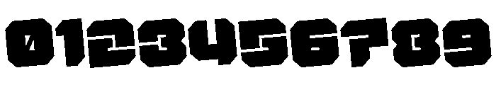 Krieger Rotated Font OTHER CHARS