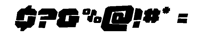 Krieger Rough Italic Font OTHER CHARS