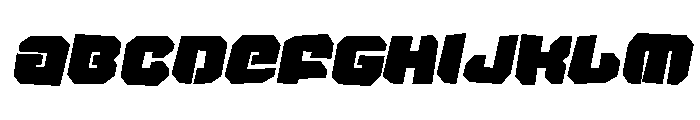Krieger Rough Italic Font UPPERCASE