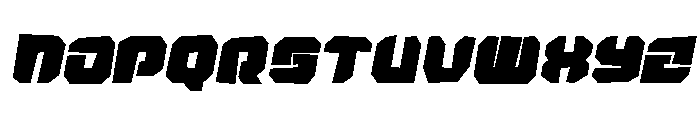 Krieger Rough Italic Font UPPERCASE