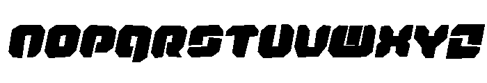 Krieger Rough Italic Font LOWERCASE