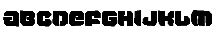 Krieger Rough Font UPPERCASE