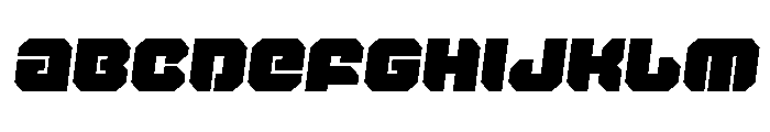 Krieger Semi-Italic Font UPPERCASE