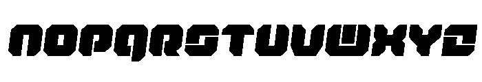 Krieger Semi-Italic Font LOWERCASE