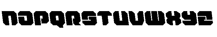 Krieger Semi-Leftalic Font UPPERCASE