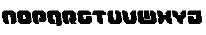 Krieger Semi-Leftalic Font LOWERCASE