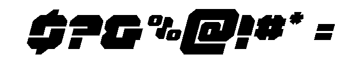 Krieger Super-Italic Font OTHER CHARS