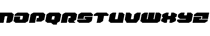 Krieger Wide Italic Font UPPERCASE
