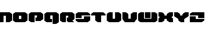 Krieger Wide Font LOWERCASE