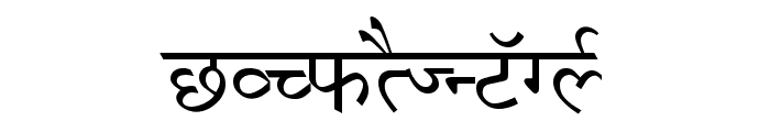 Krishna Normal Font UPPERCASE