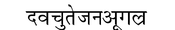 Krishna Normal Font LOWERCASE