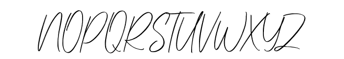 Kristafly Free Regular Font UPPERCASE