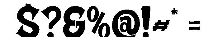 Kroco Casper Font OTHER CHARS