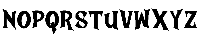 Kroco Casper Font UPPERCASE