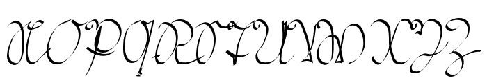 Kroeburn Regular Font UPPERCASE