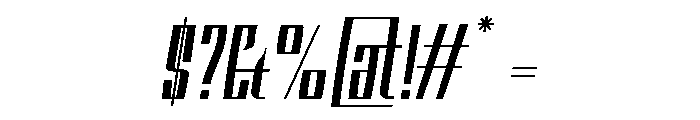 Kroegbainder Italic Font OTHER CHARS