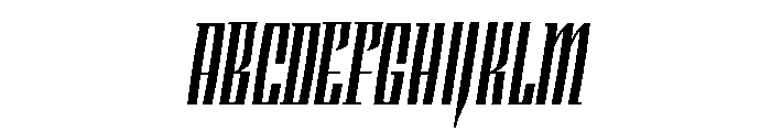 Kroegbainder Italic Font UPPERCASE