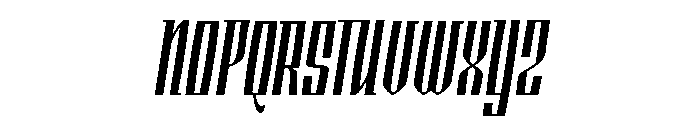 Kroegbainder Italic Font UPPERCASE