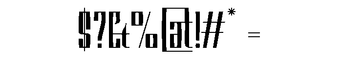 Kroegbainder Font OTHER CHARS
