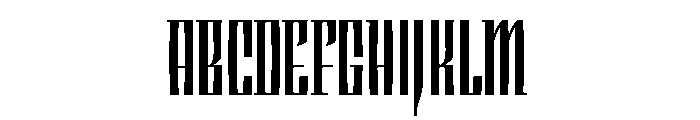 Kroegbainder Font UPPERCASE