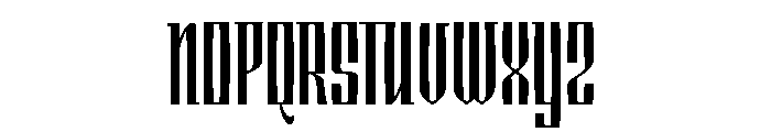 Kroegbainder Font UPPERCASE