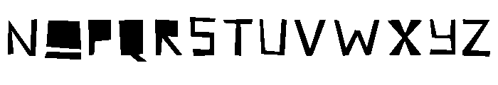 Krop Regular Font UPPERCASE