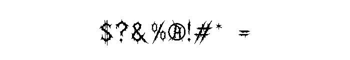 Kroven Regular Font OTHER CHARS