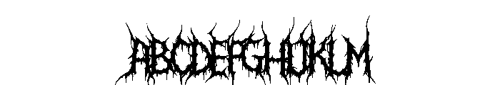 Kroven Regular Font UPPERCASE
