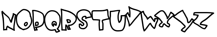 Kruffy Font UPPERCASE