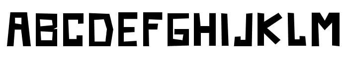 KrunchRegular Font UPPERCASE