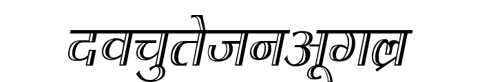 Kruti Dev 070 Condensed Font LOWERCASE