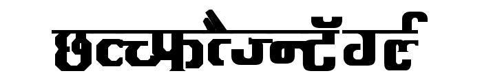 Kruti Dev 090  Bold Font UPPERCASE