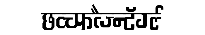 Kruti Dev 090  Thin Font UPPERCASE