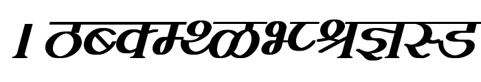 Kruti Dev 100  Bold Italic Font UPPERCASE