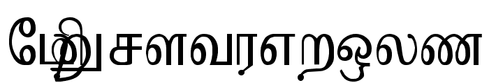 Kruti Tamil 010 Font LOWERCASE
